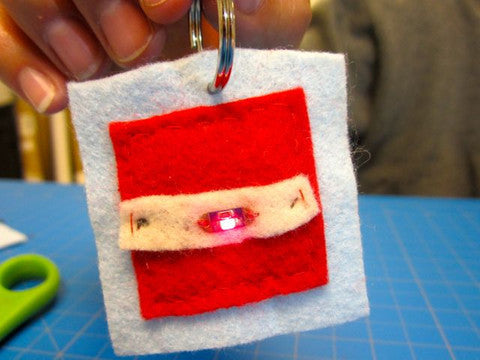 Conductive Sewing Keychain