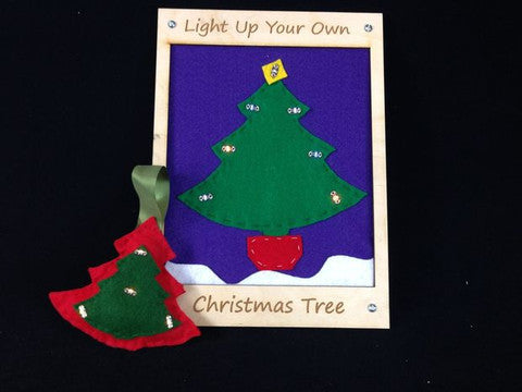 Conductive Sewing Christmas Tree Ornament